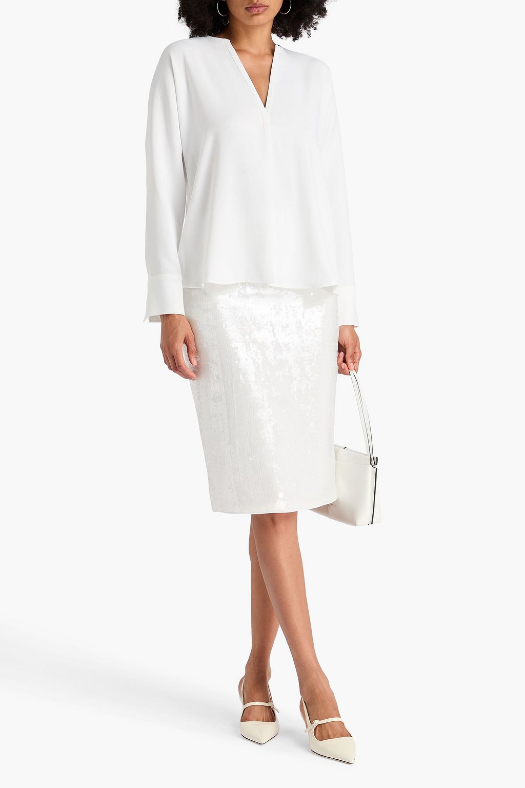 VINCE. Crepe blouse