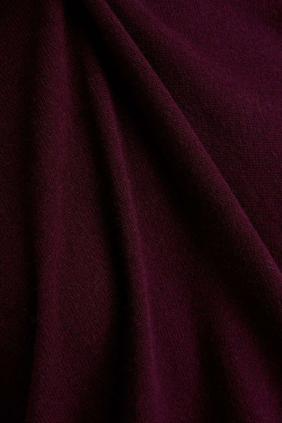Vince Wool And Cashmere-blend Turtleneck Sweater In Burgundy