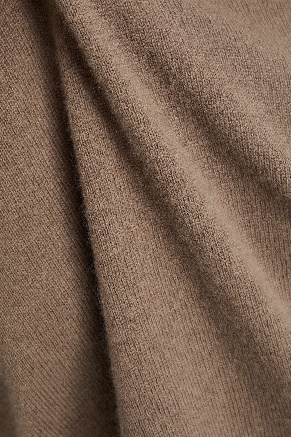 Vince Wool And Cashmere-blend Polo Sweater In Brown