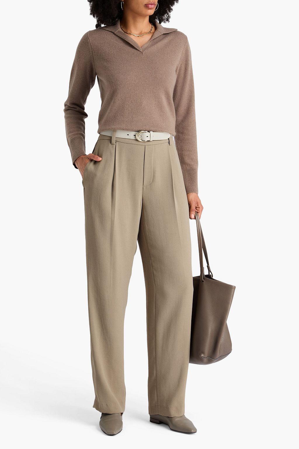 VINCE. クレープ テーパードパンツ