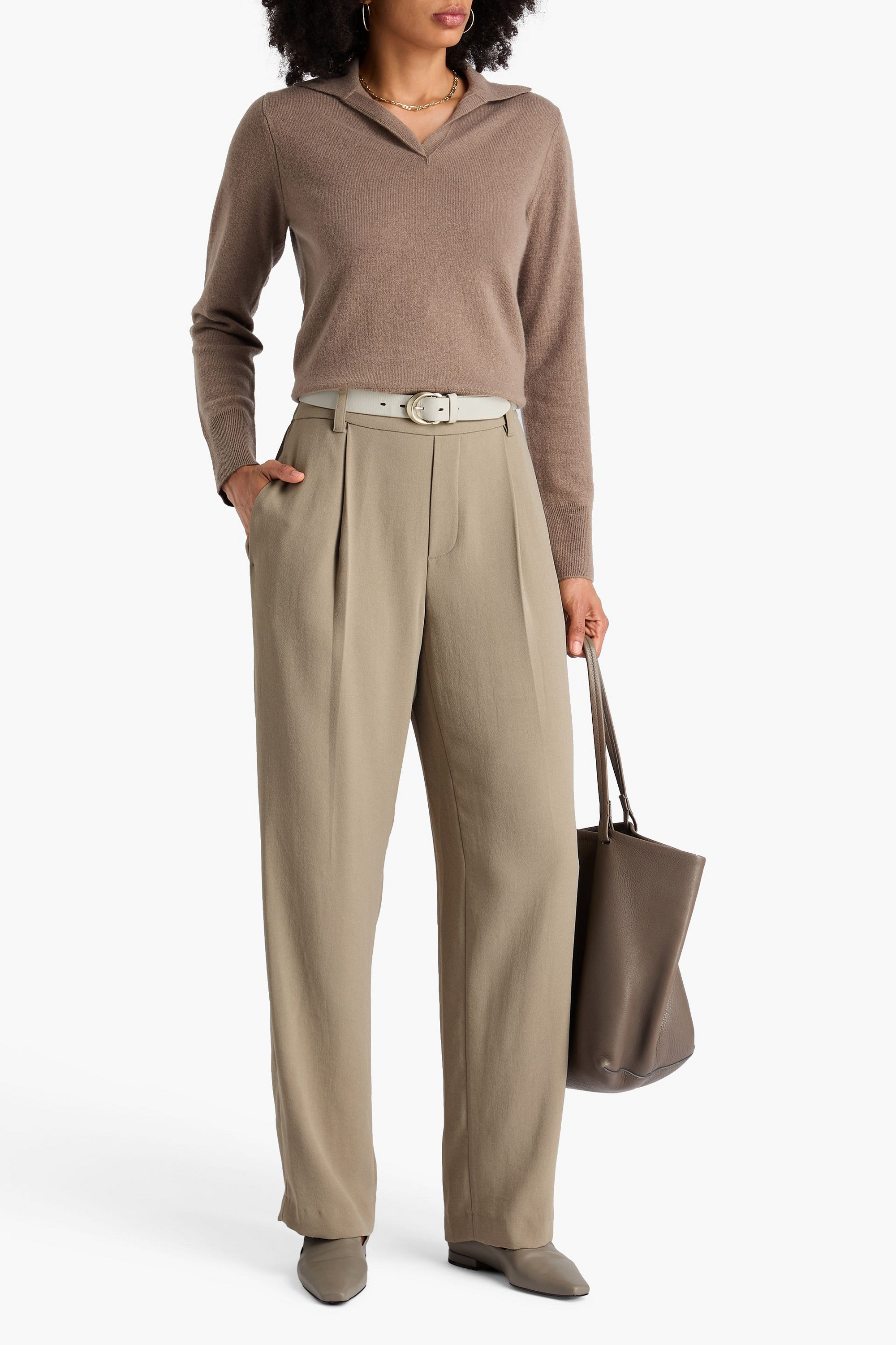 Vince Crepe tapered pants