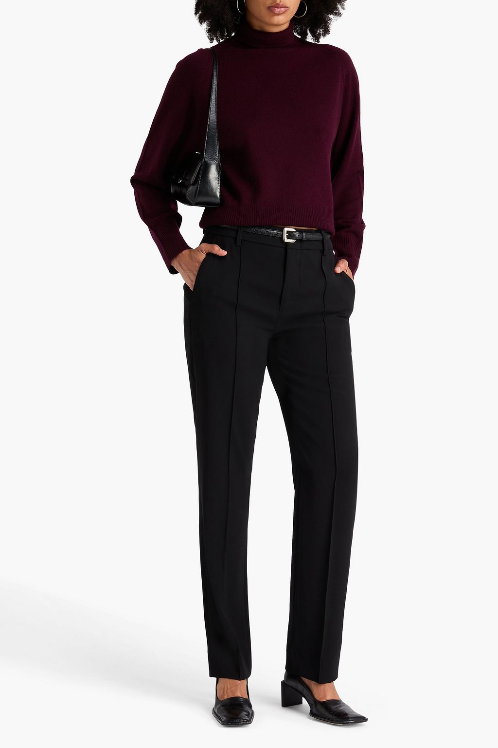 VINCE. クレープ ストレートレッグパンツ