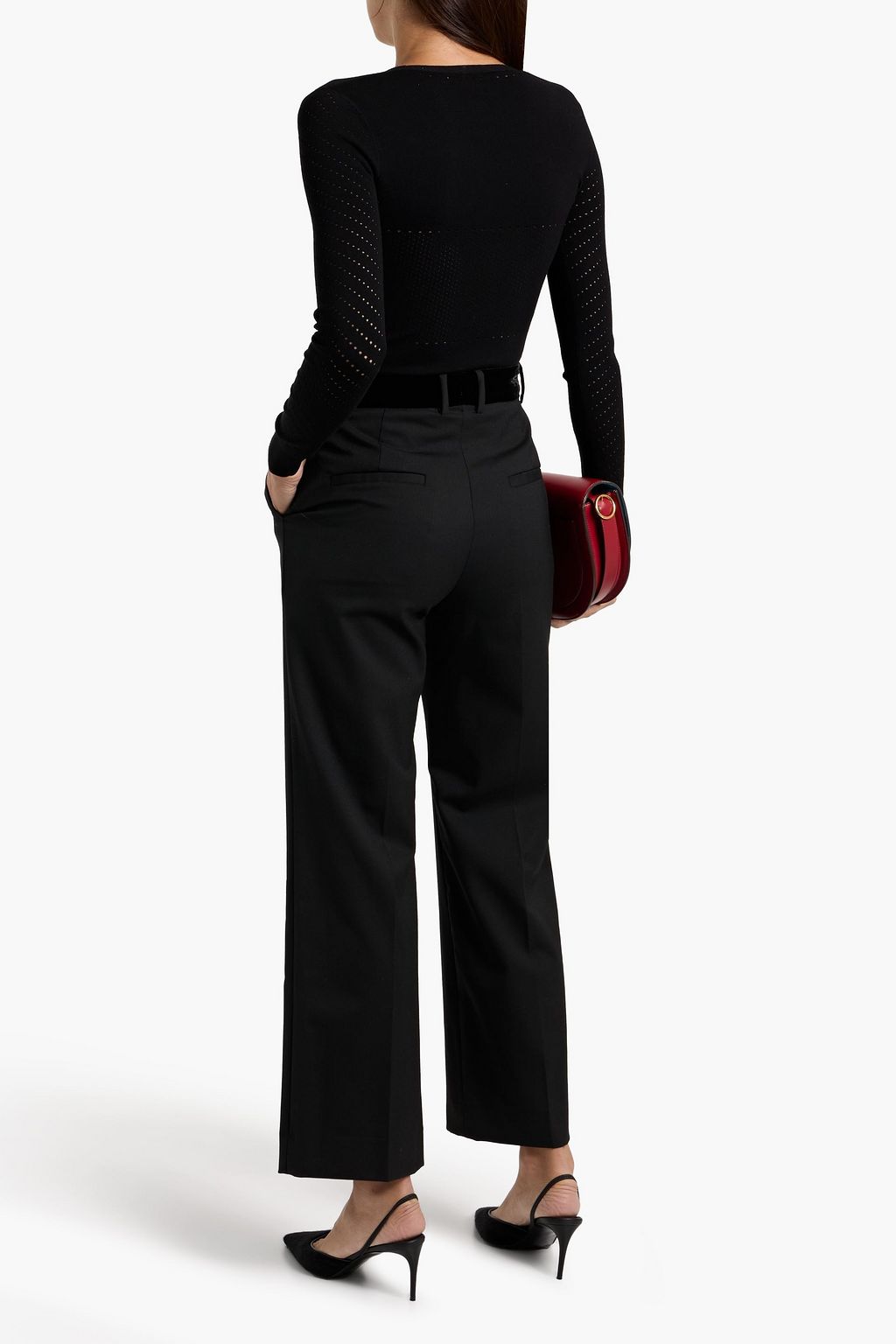 MAX MARA Nadar pointelle-knit sweater
