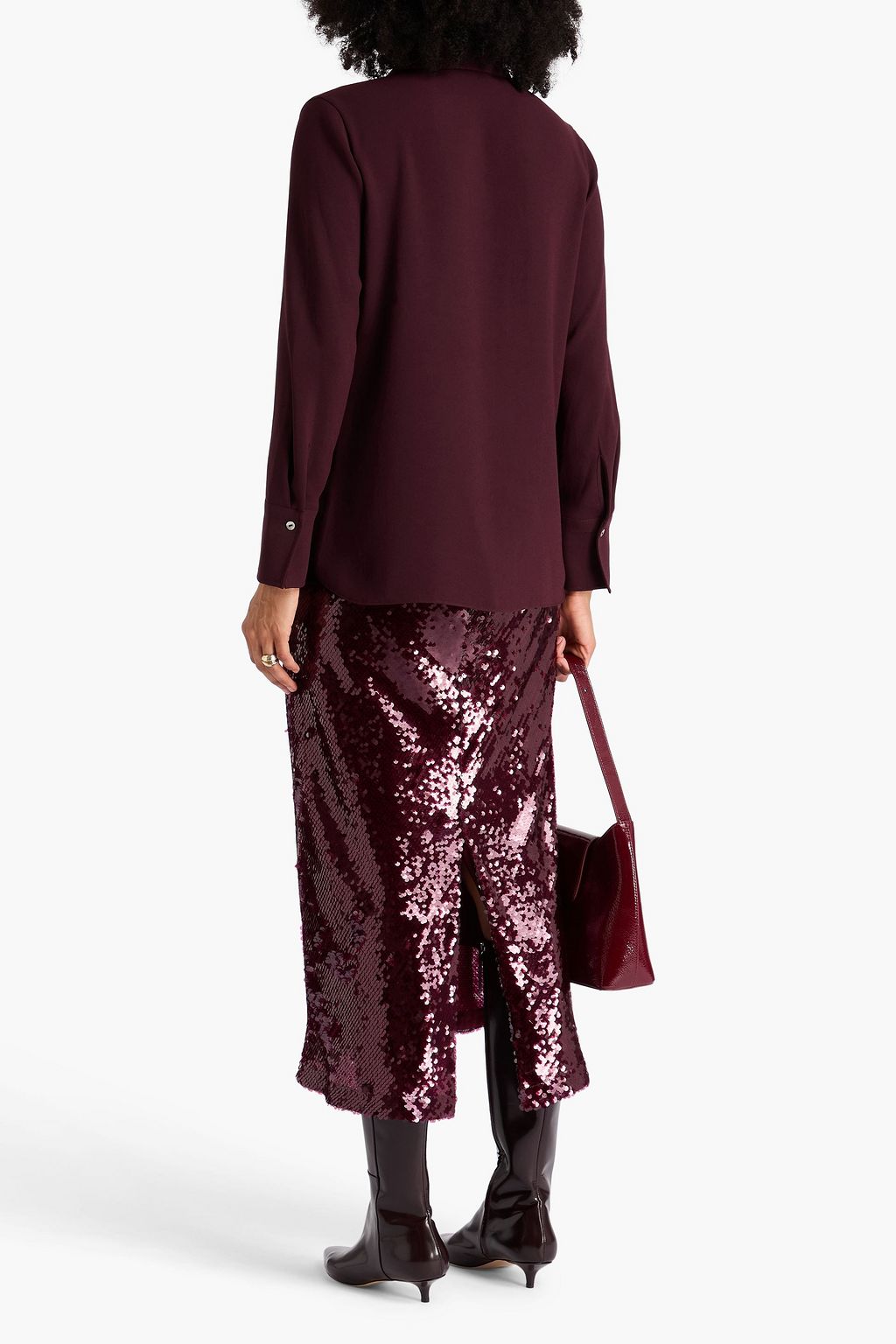 VINCE. Crepe shirt