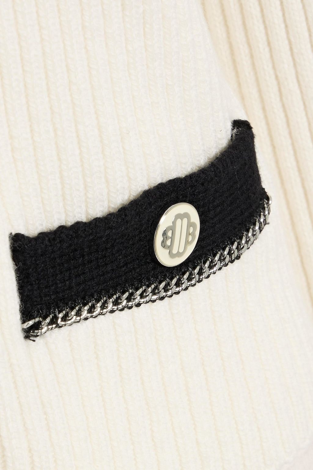 MAJE Ribbed-knit cardigan