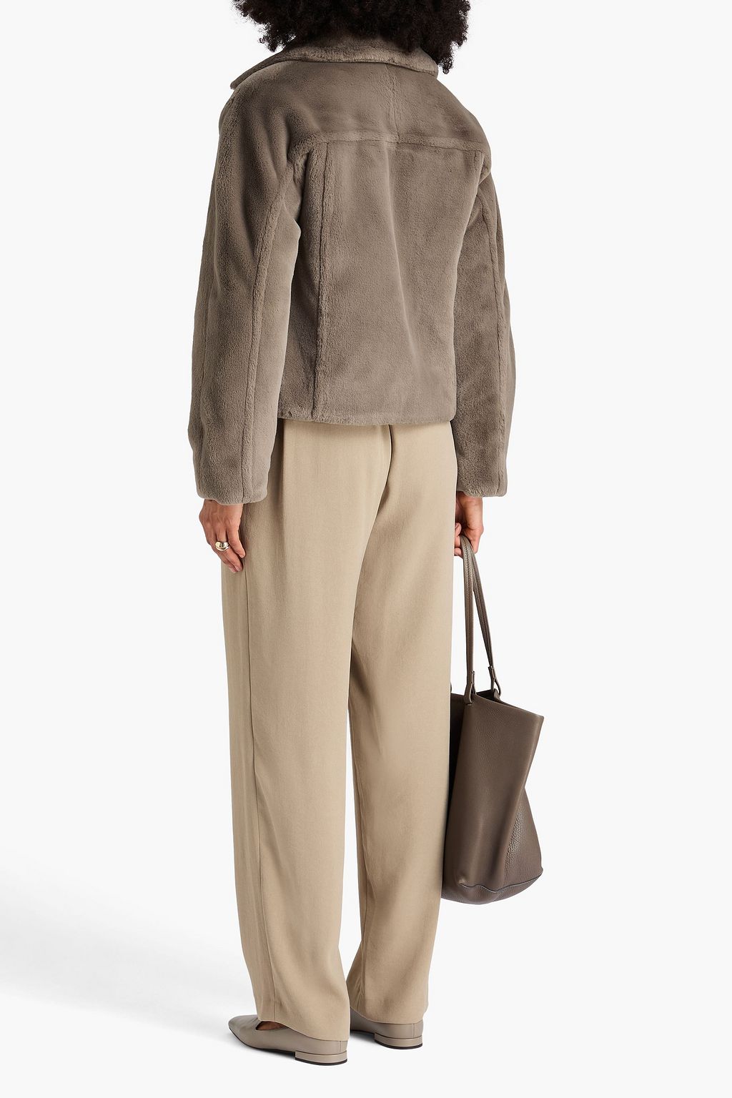 VINCE. Plush jacket