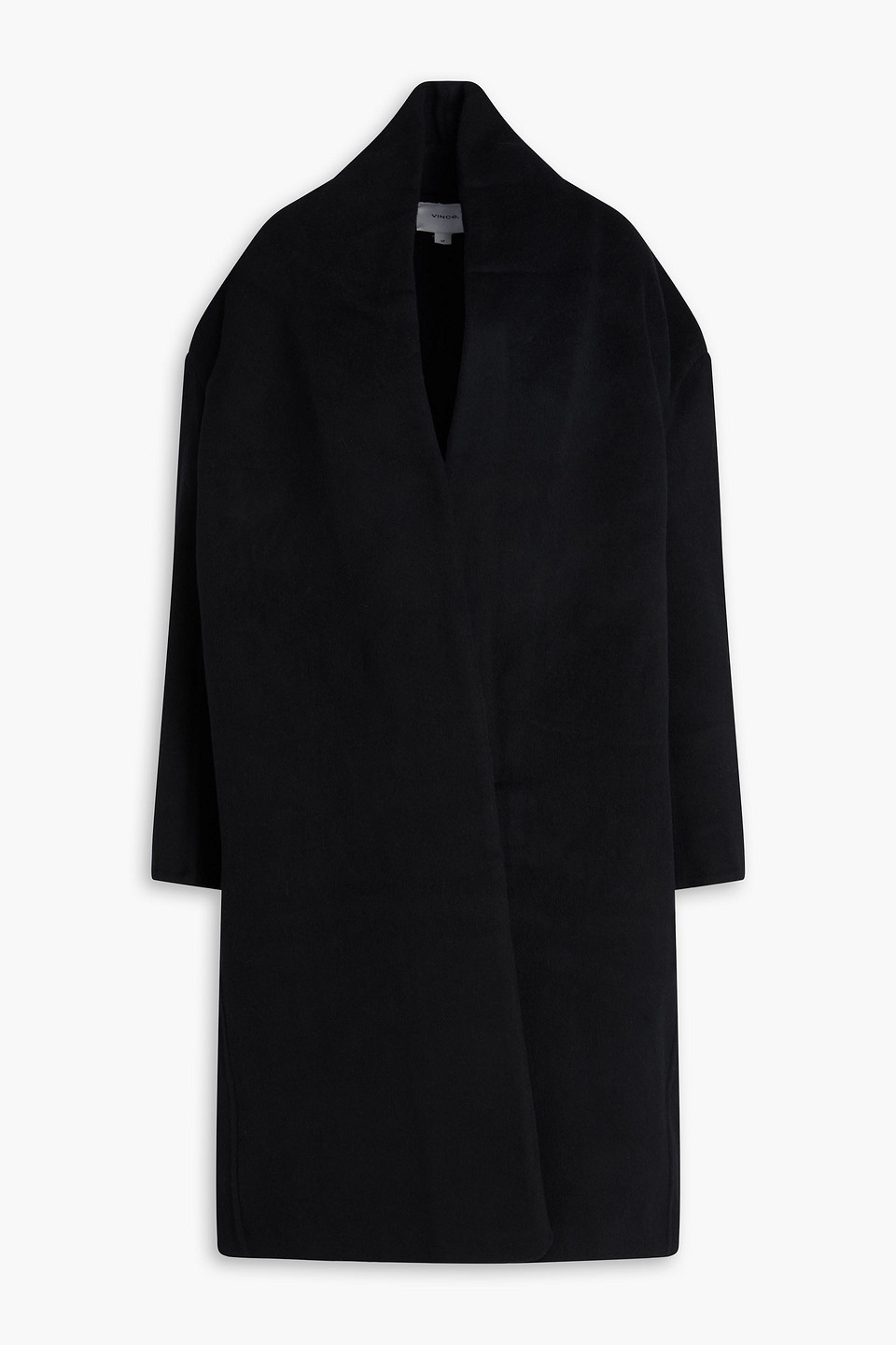 Vince Mantel Aus Filz Aus Einer Wollmischung In Black