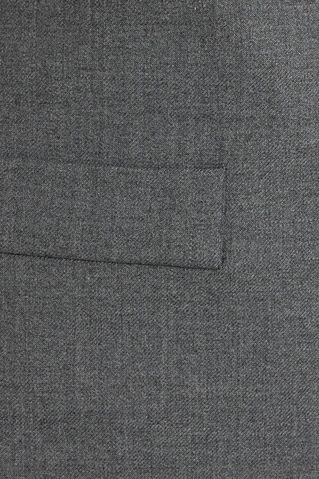 MAJE Skirt-effect twill shorts