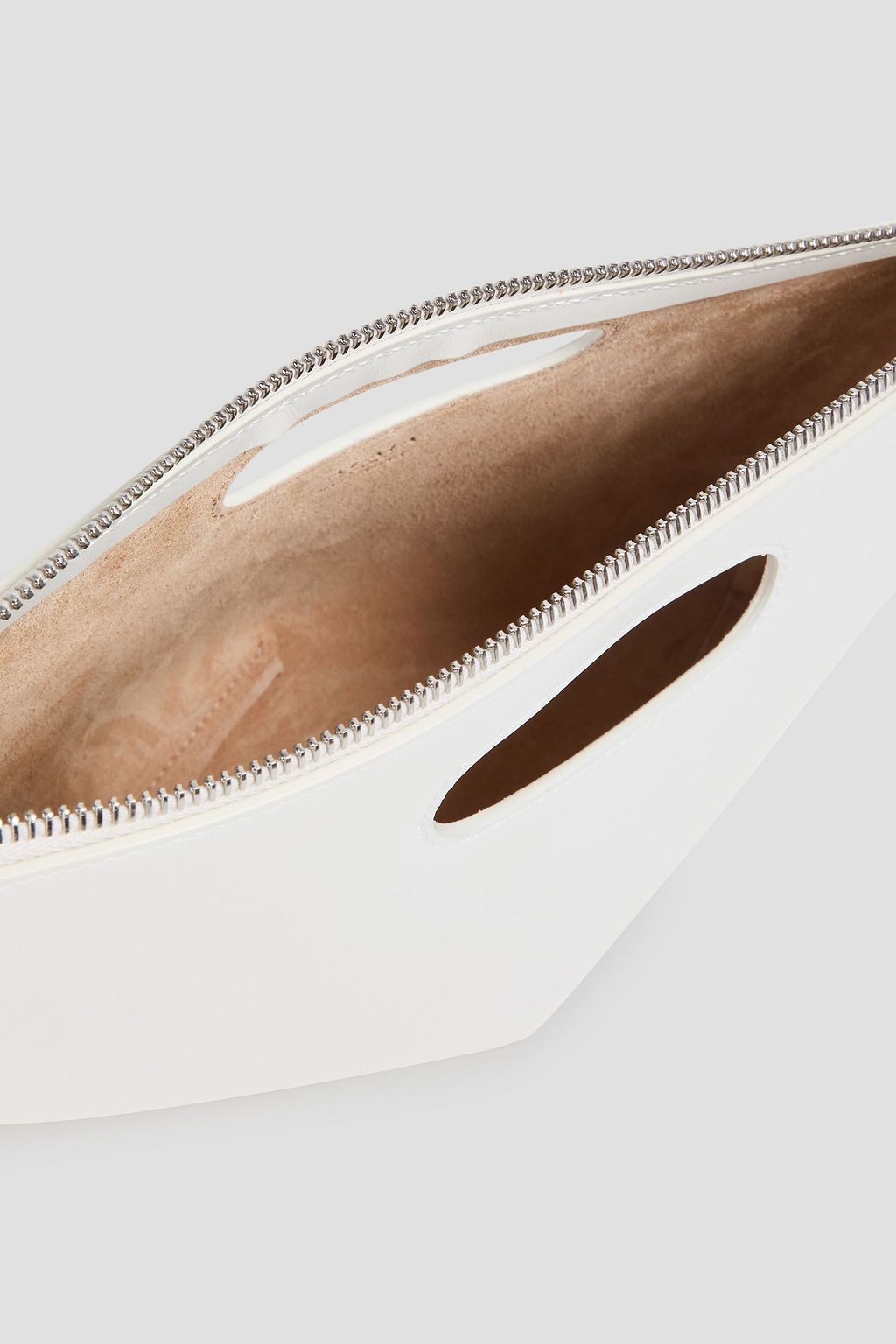 ALAÏA Folded leather clutch