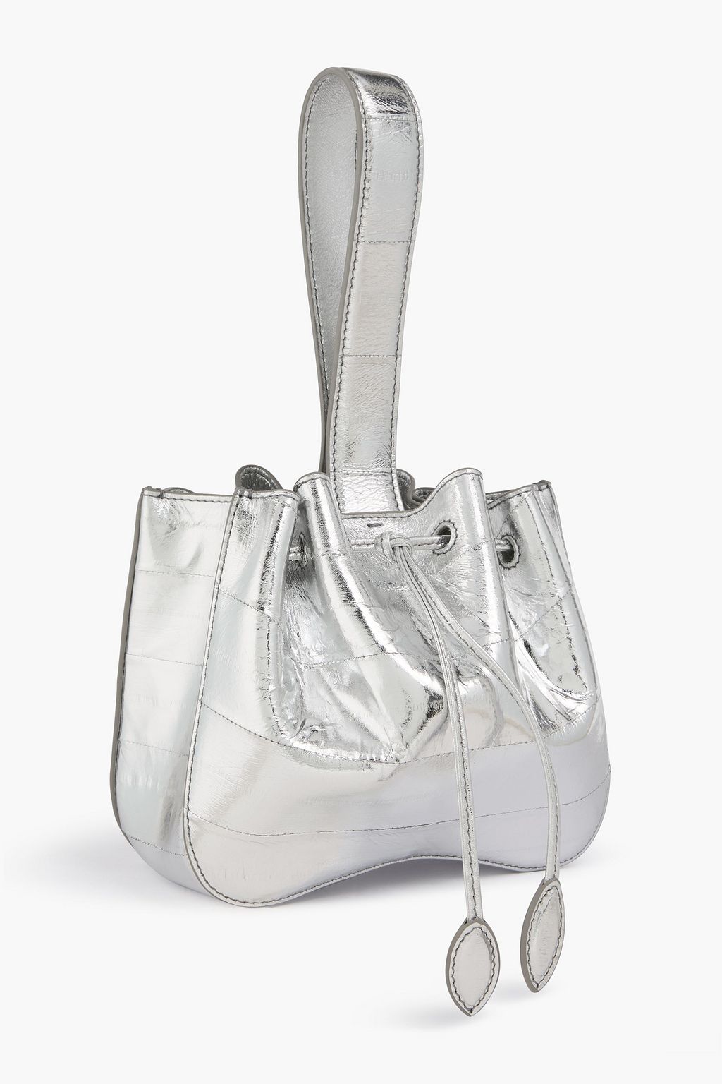 ALAÏA Rose Marie metallic eel tote