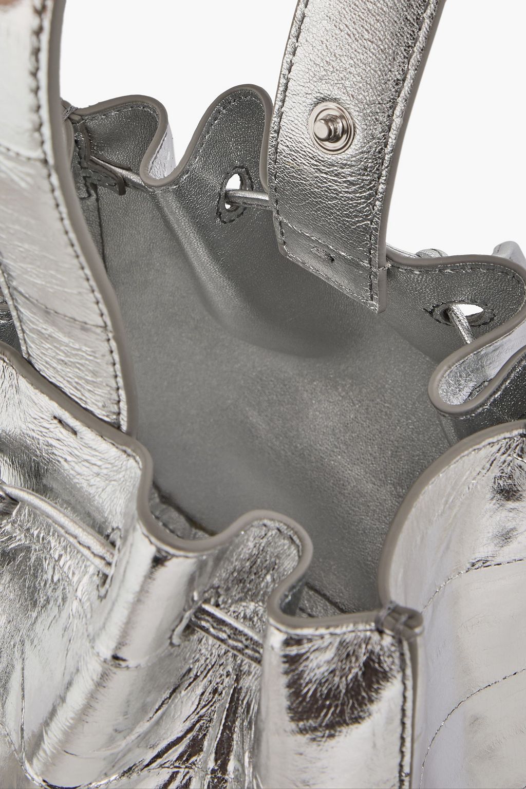 ALAÏA Rose Marie metallic eel tote