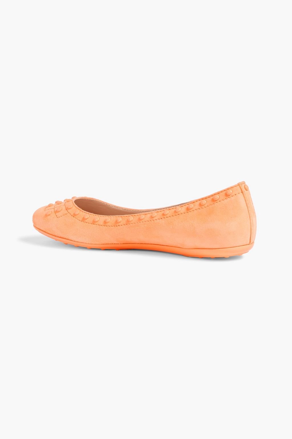 TOD'S Studded suede ballet flats