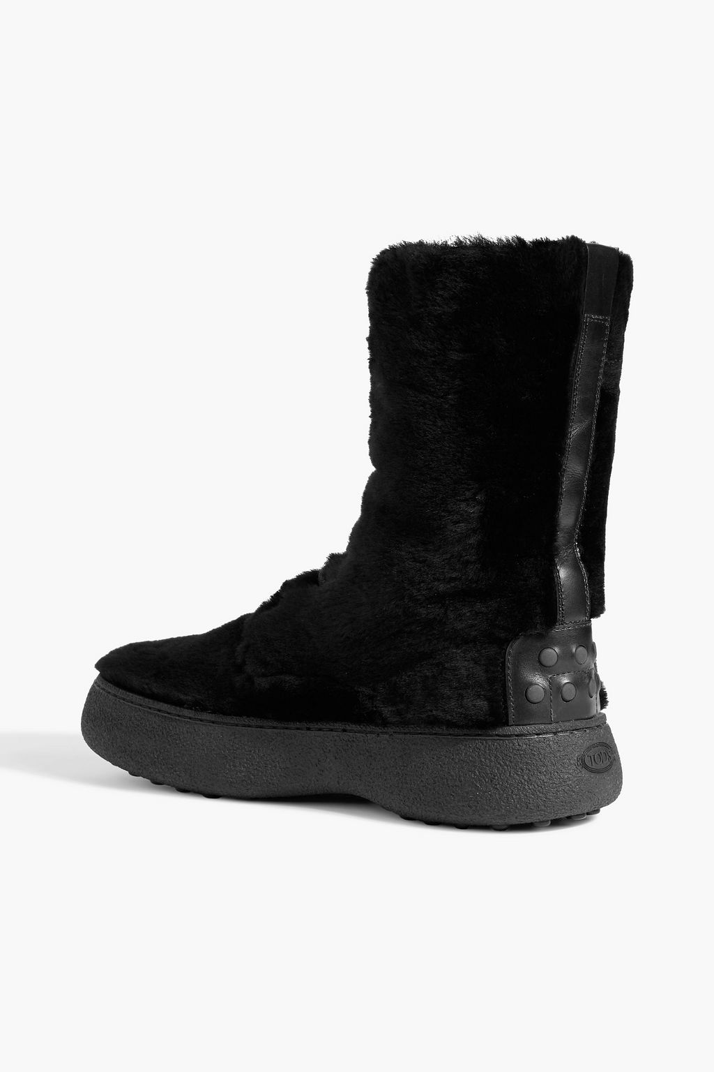 TOD'S Shearling ankle boots