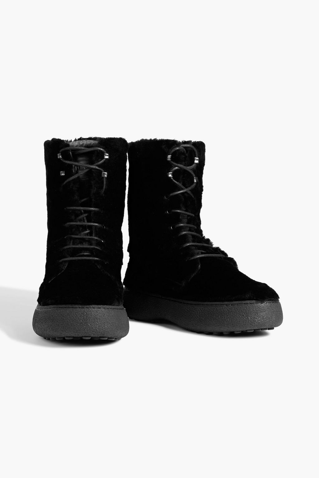 TOD'S Shearling ankle boots