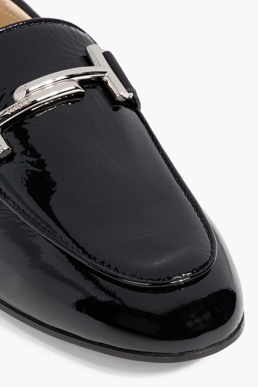TOD'S Double T patent-leather loafers