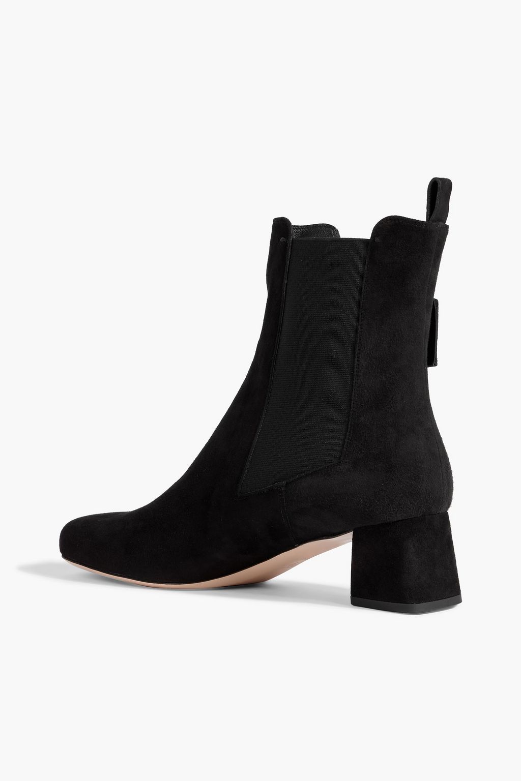 ROGER VIVIER Tres Vivier buckled suede Chelsea boots