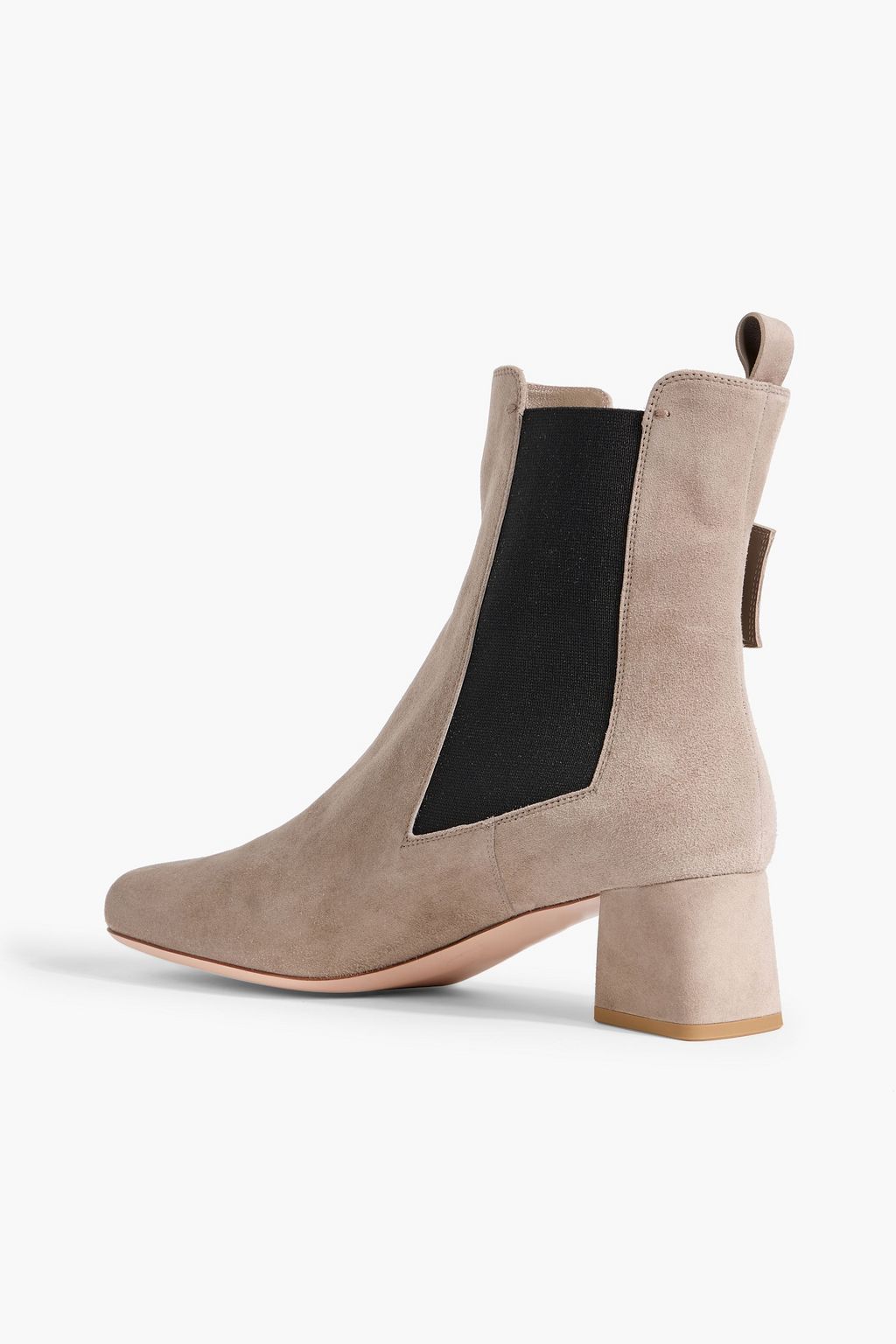 ROGER VIVIER Très Vivier buckled suede Chelsea boots