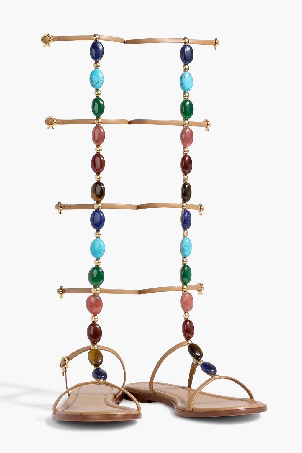 GIANVITO ROSSI Shanti embellished leather sandals