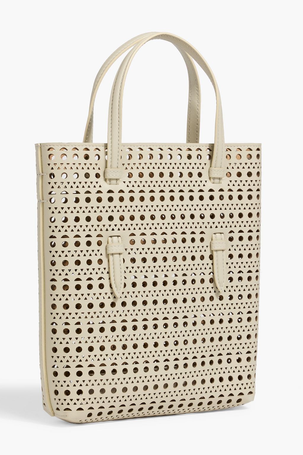ALAÏA Mina laser-cut leather tote