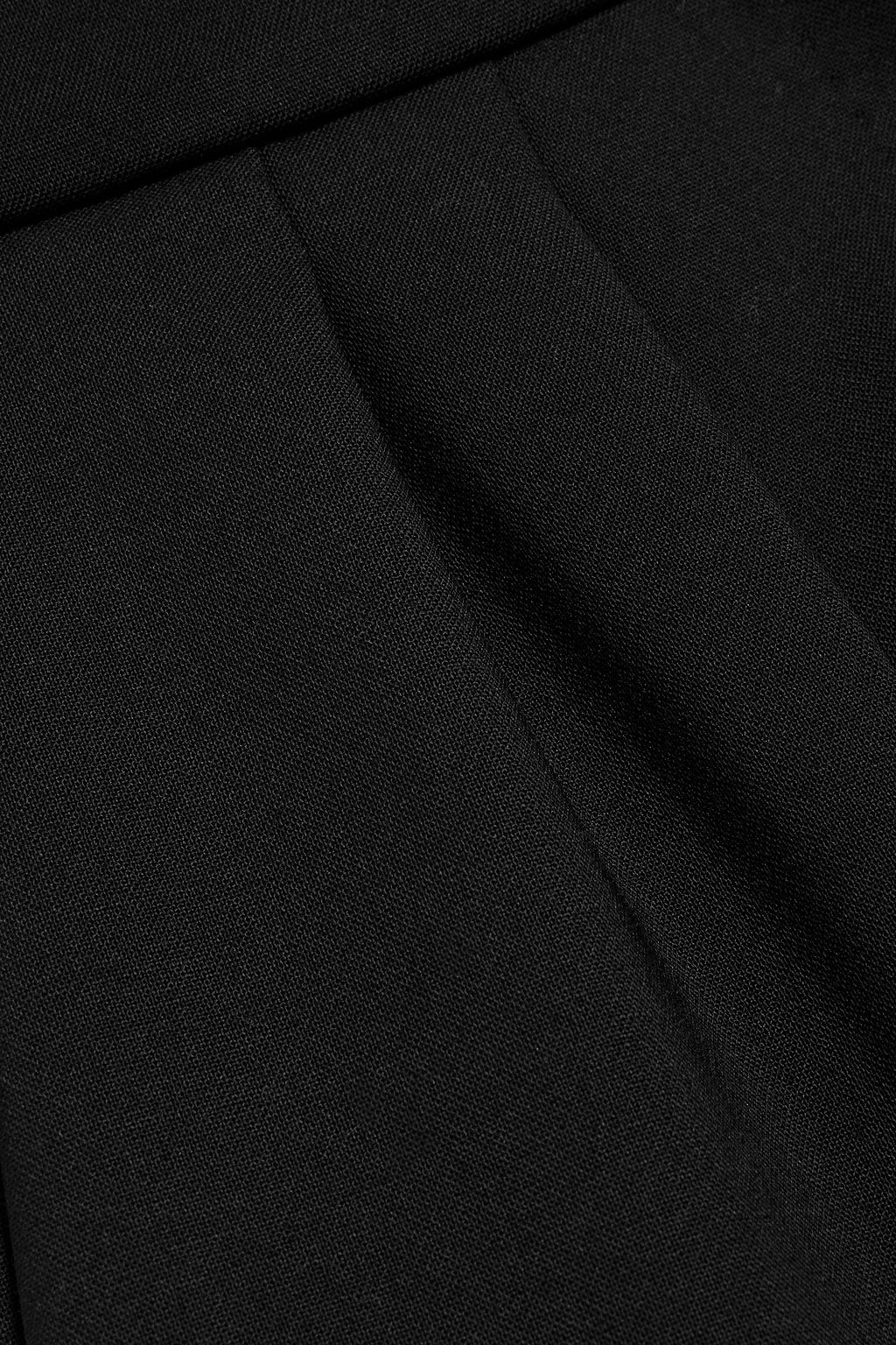 MAX MARA Verbano wool-blend crepe straight-leg pants