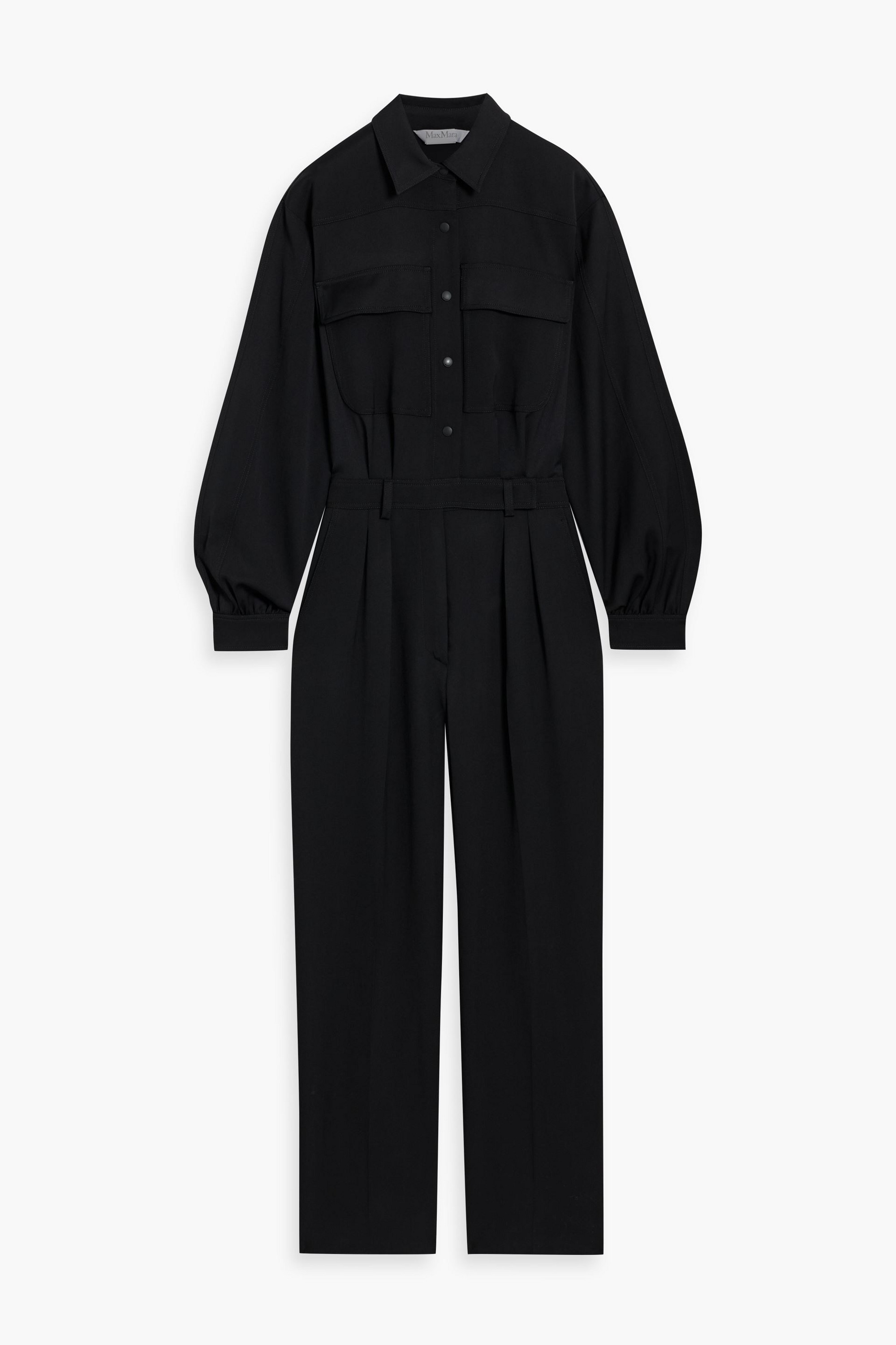 Max Mara Ragusa wool-twill jumpsuit