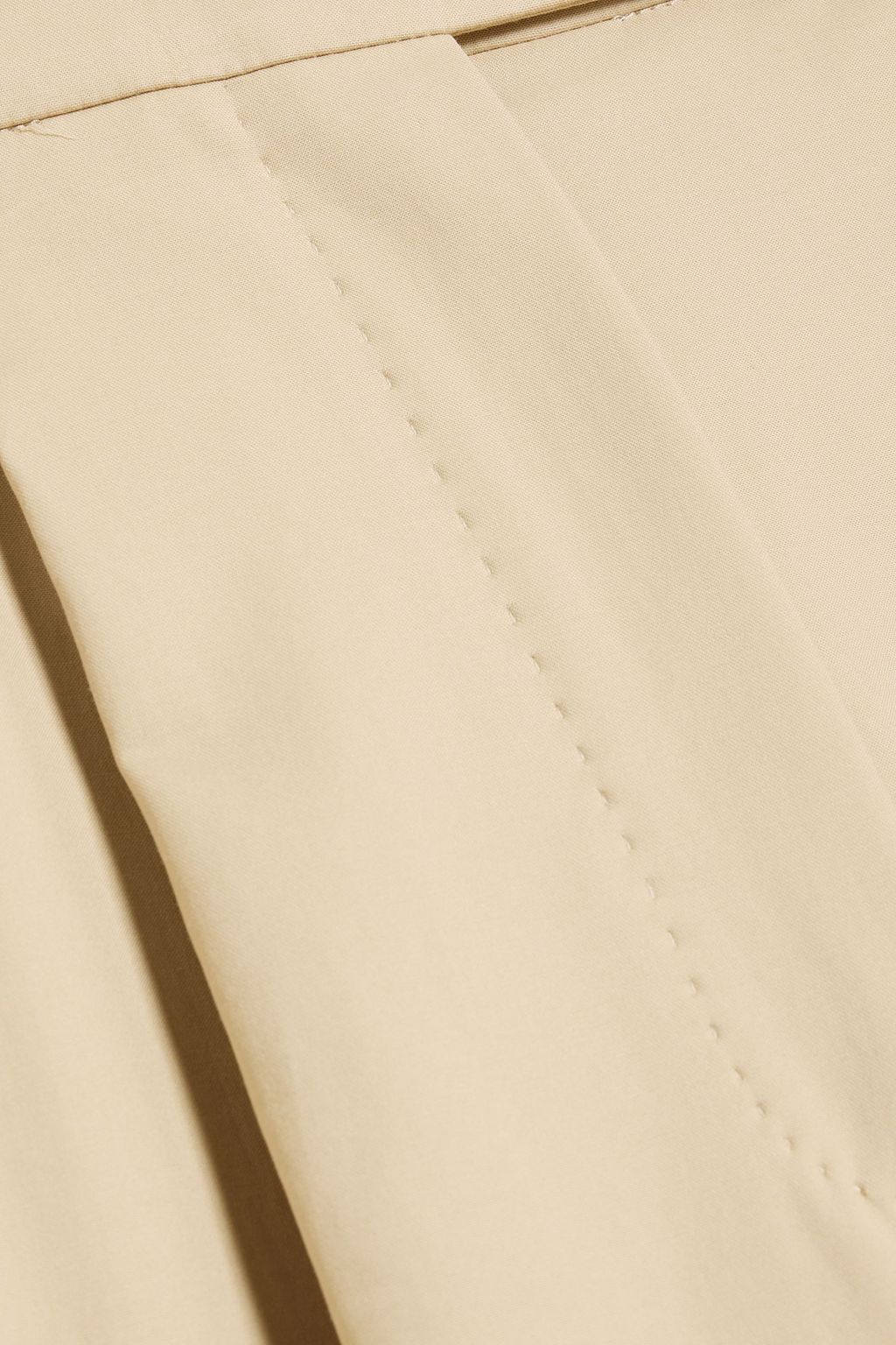 MAX MARA Avoriaz pleated cotton-blend wide-leg pants