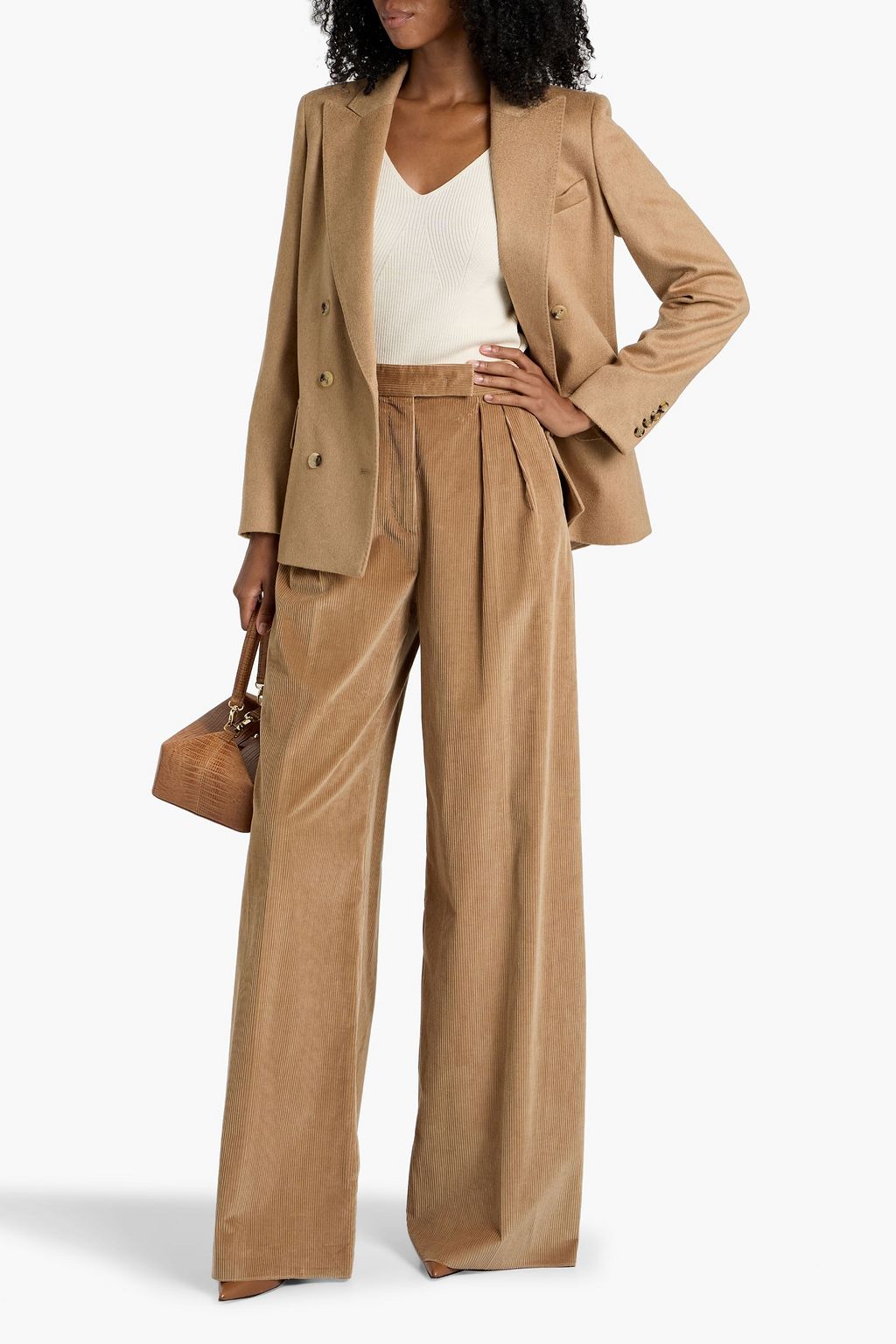 MAX MARA Sumero double-breasted camel hair blazer