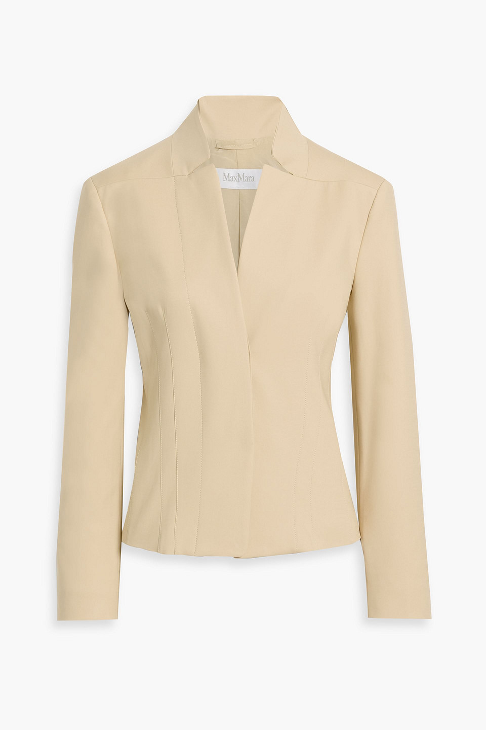 Max Mara Olindo Cotton-blend Jacket In Nude
