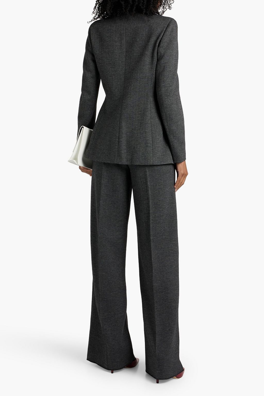MAX MARA Monia herringbone wool-blend jacket