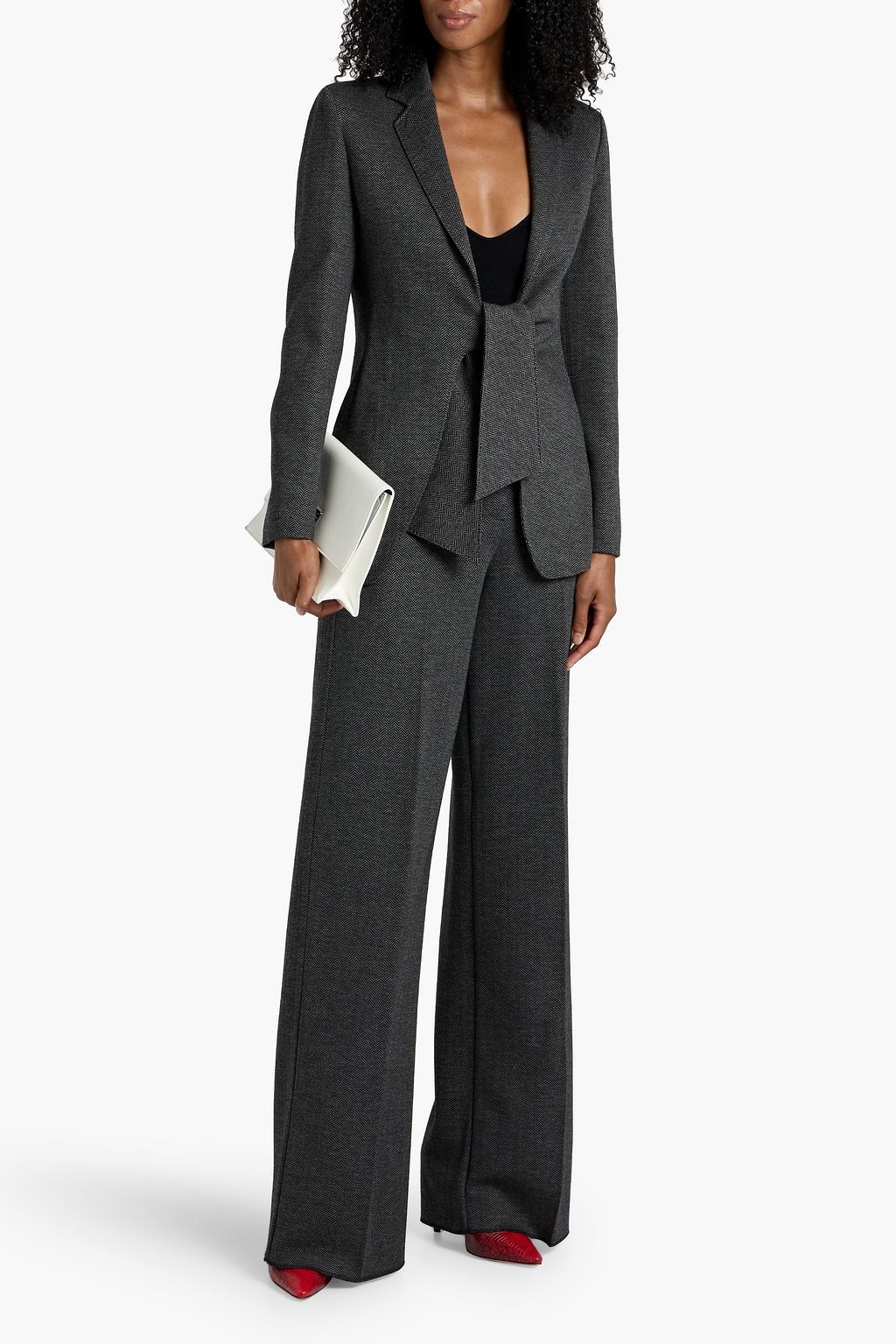 MAX MARA Monia herringbone wool-blend jacket