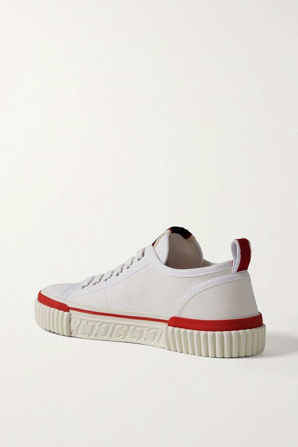 CHRISTIAN LOUBOUTIN Pedro Junior cotton-canvas sneakers