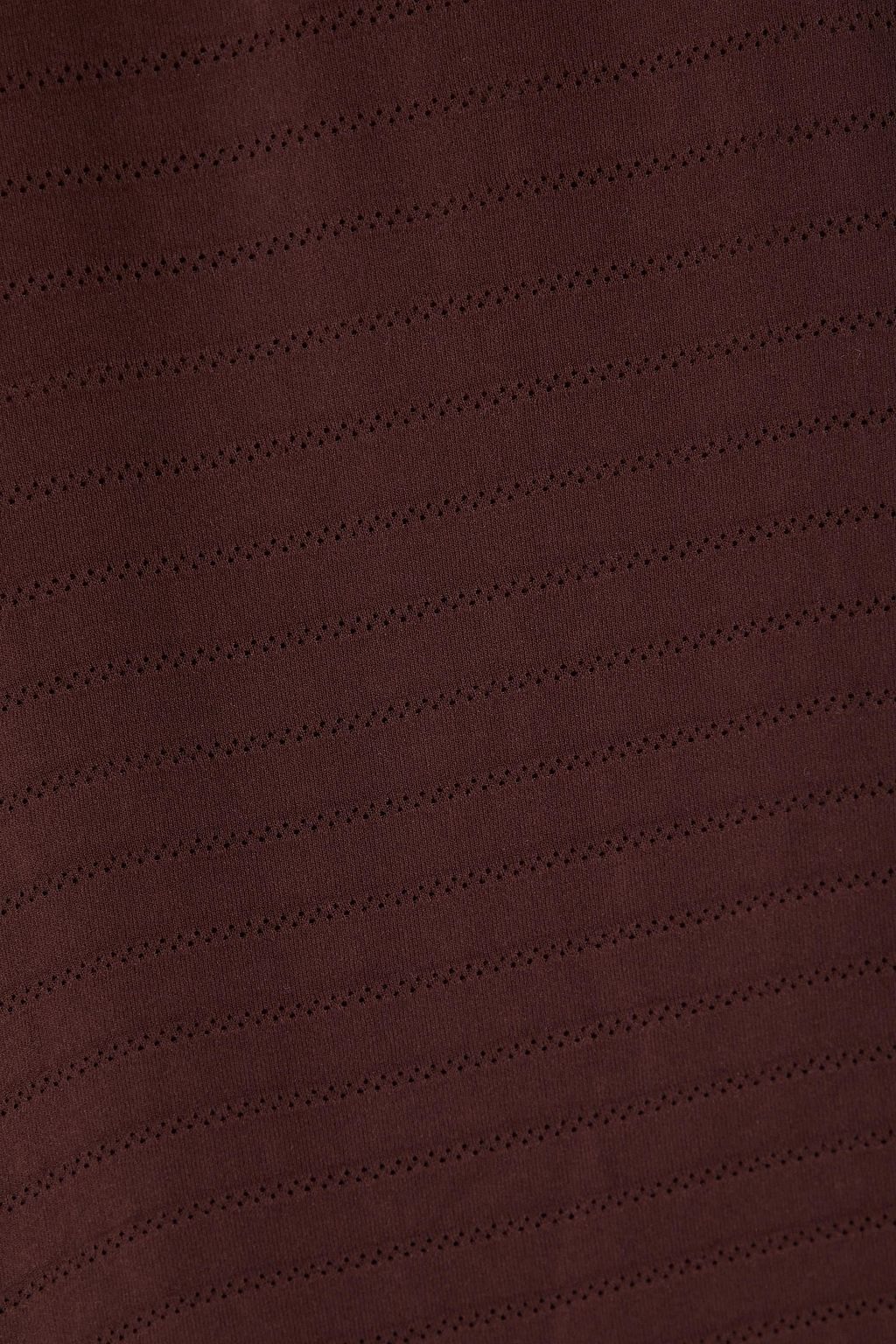 ALAÏA Pointelle-knit maxi pencil skirt