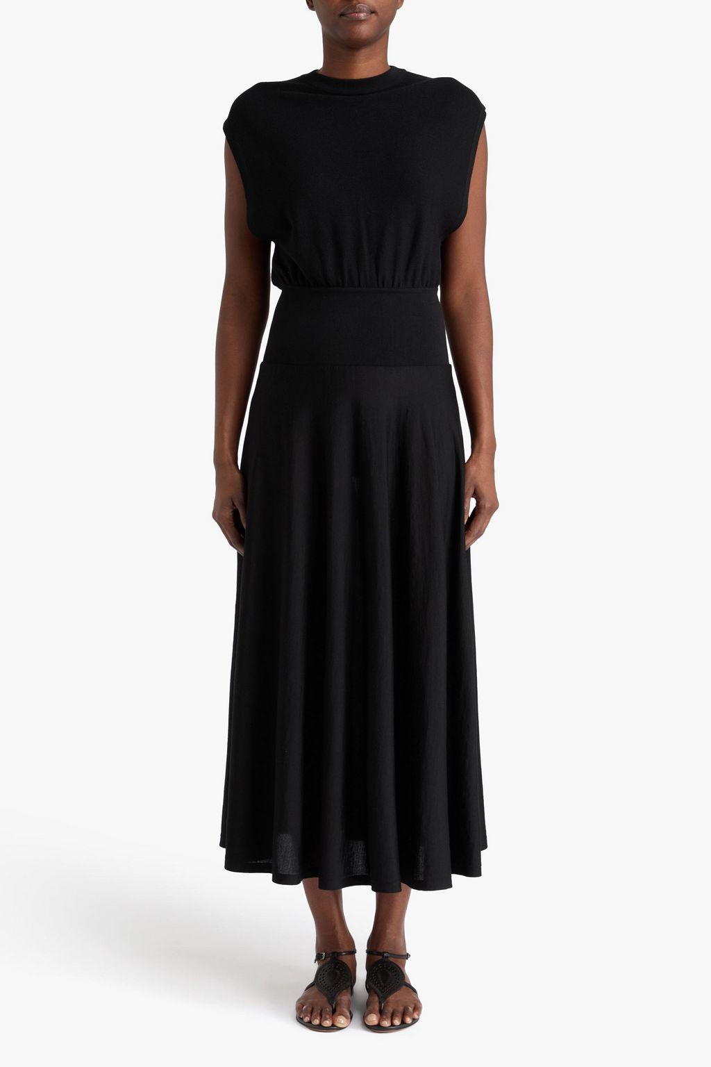 ALAÏA ウール ミディワンピース