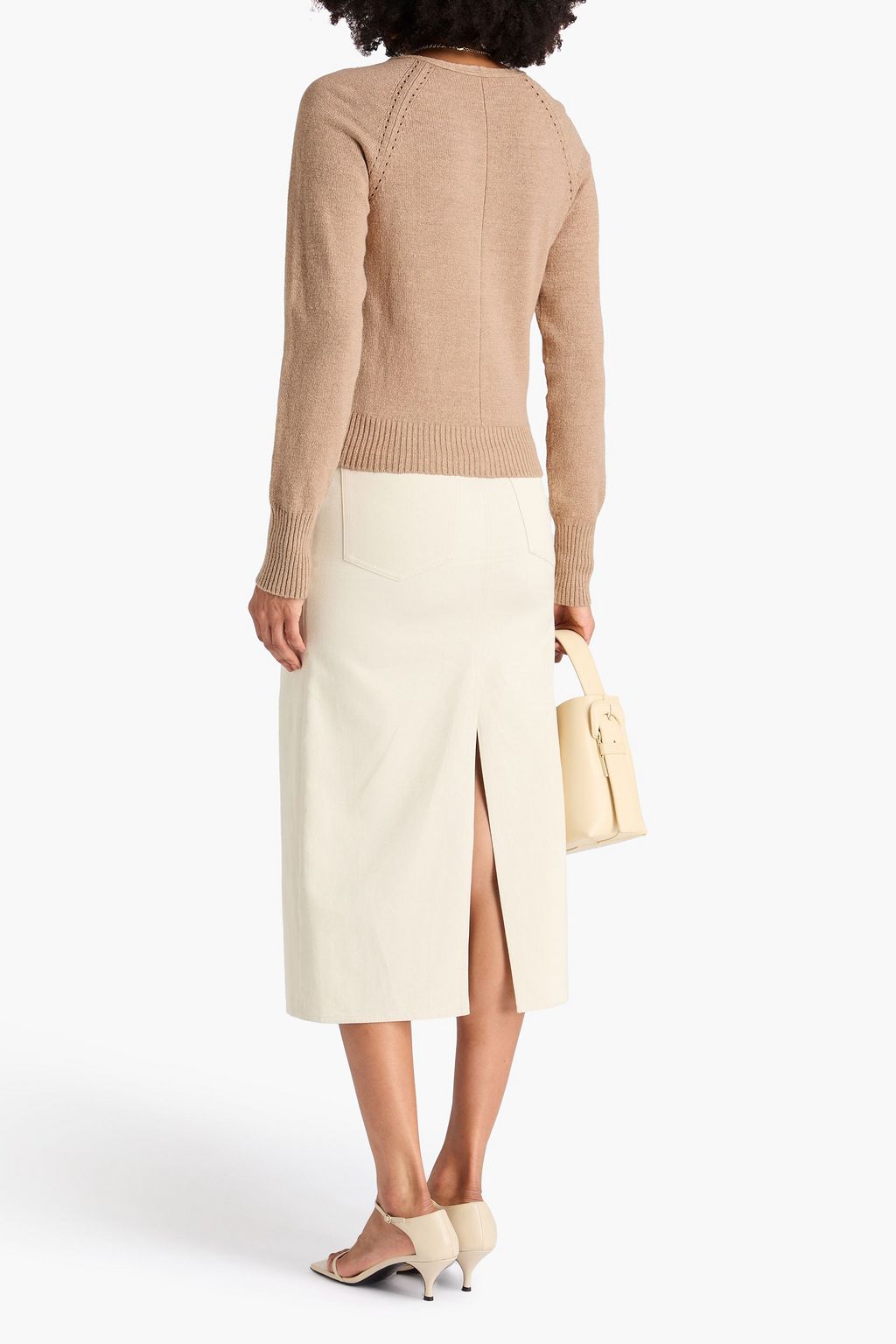 JOSEPH Linen-blend cardigan