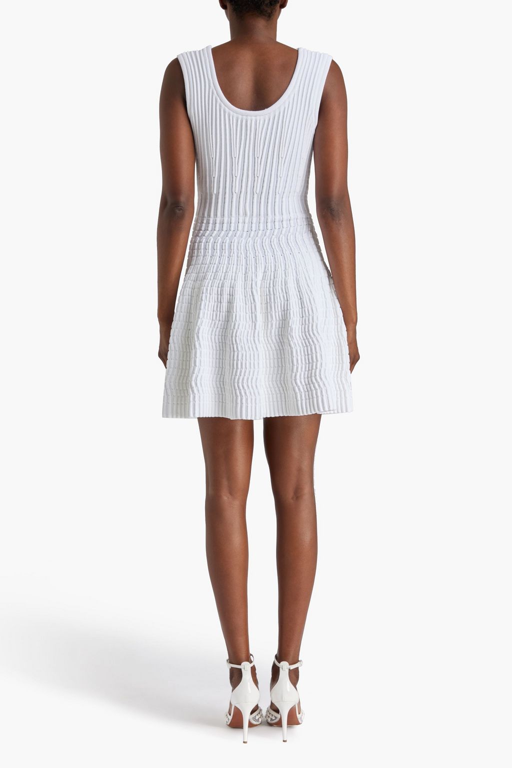 ALAÏA Ribbed-knit mini dress