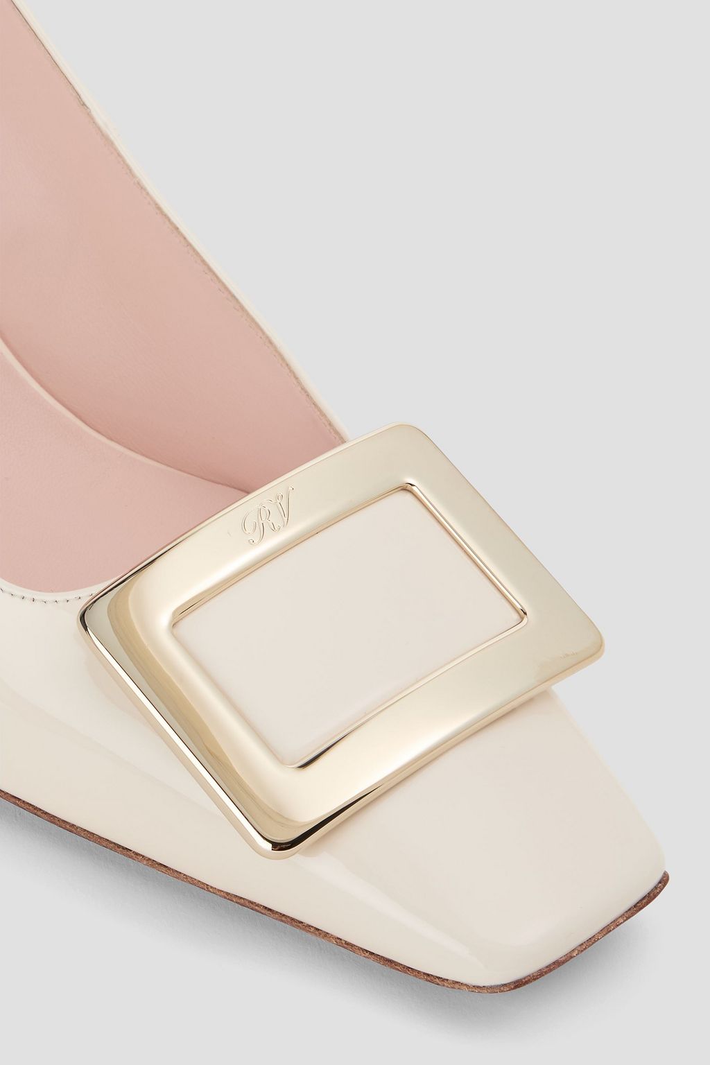 ROGER VIVIER Pumps „Belle Vivier“ aus Lackleder mit Verzierung