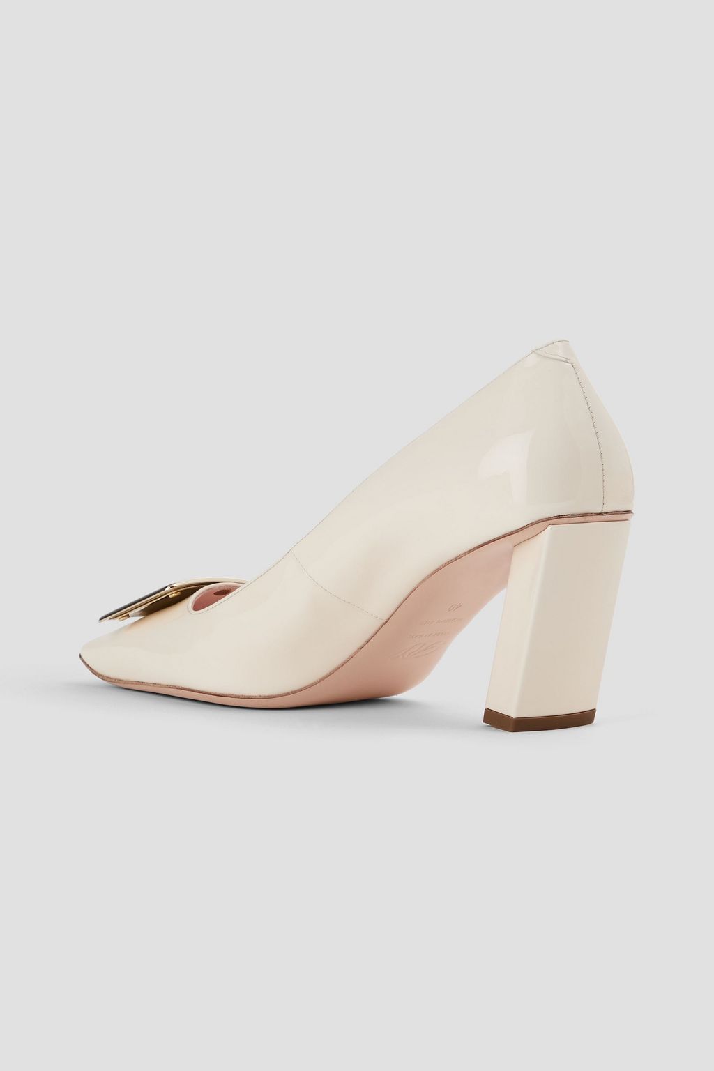 ROGER VIVIER Pumps „Belle Vivier“ aus Lackleder mit Verzierung