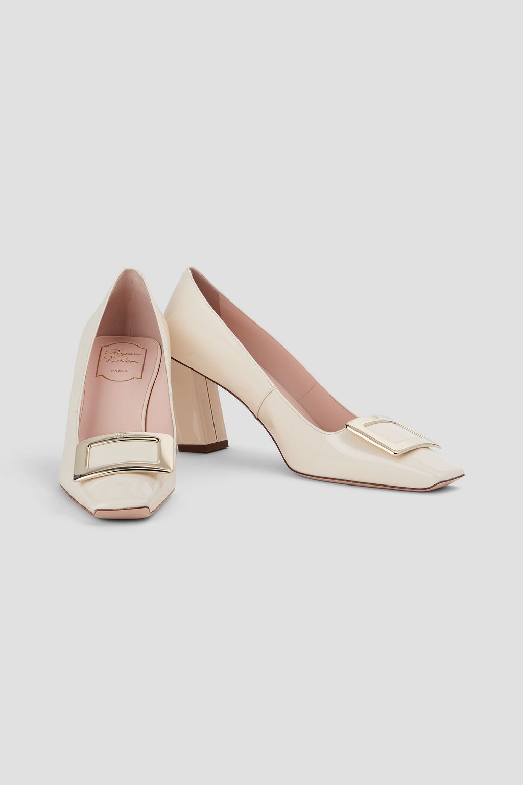 ROGER VIVIER Pumps „Belle Vivier“ aus Lackleder mit Verzierung