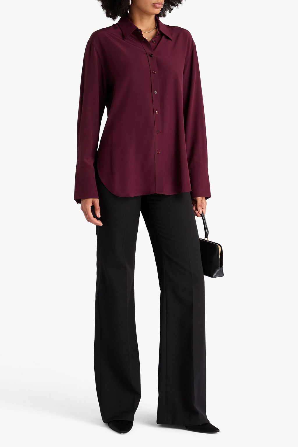 JOSEPH Joe silk crepe de chine shirt
