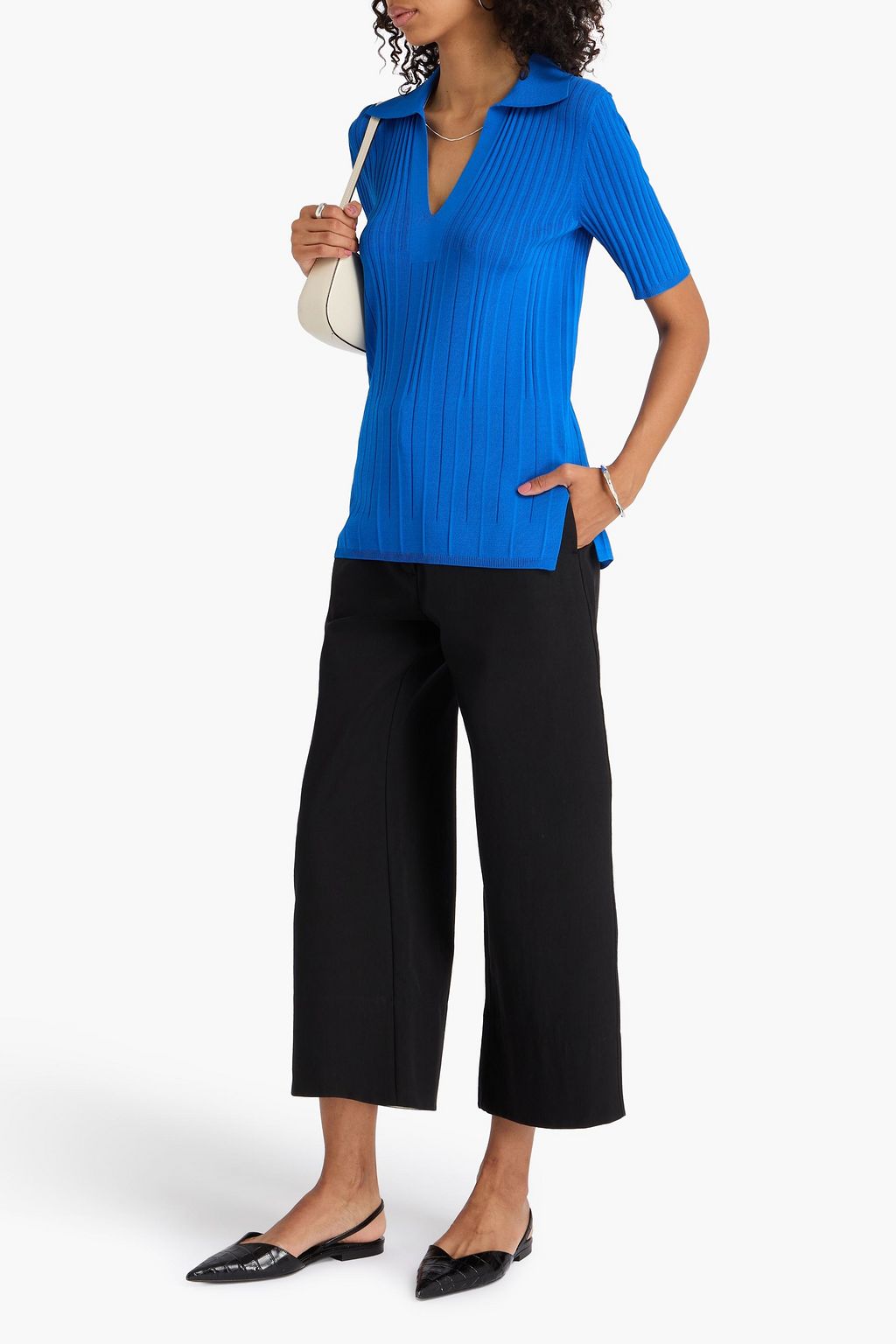 JOSEPH Ribbed-knit tank