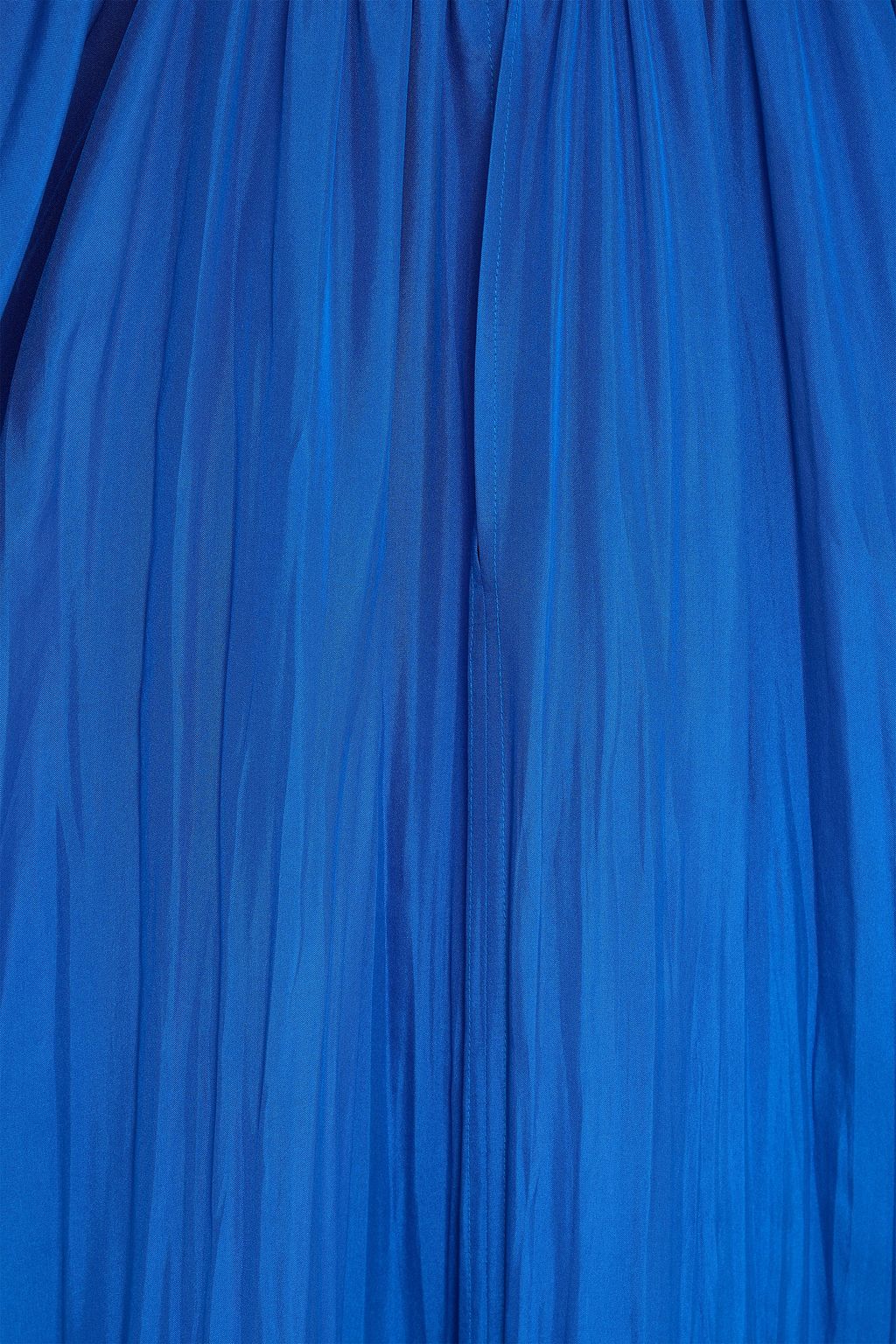 JOSEPH Birela plissé silk-habotai top