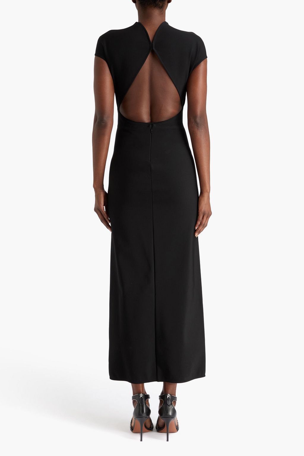 ALAÏA ストレッチジャージー マキシワンピース カットアウト