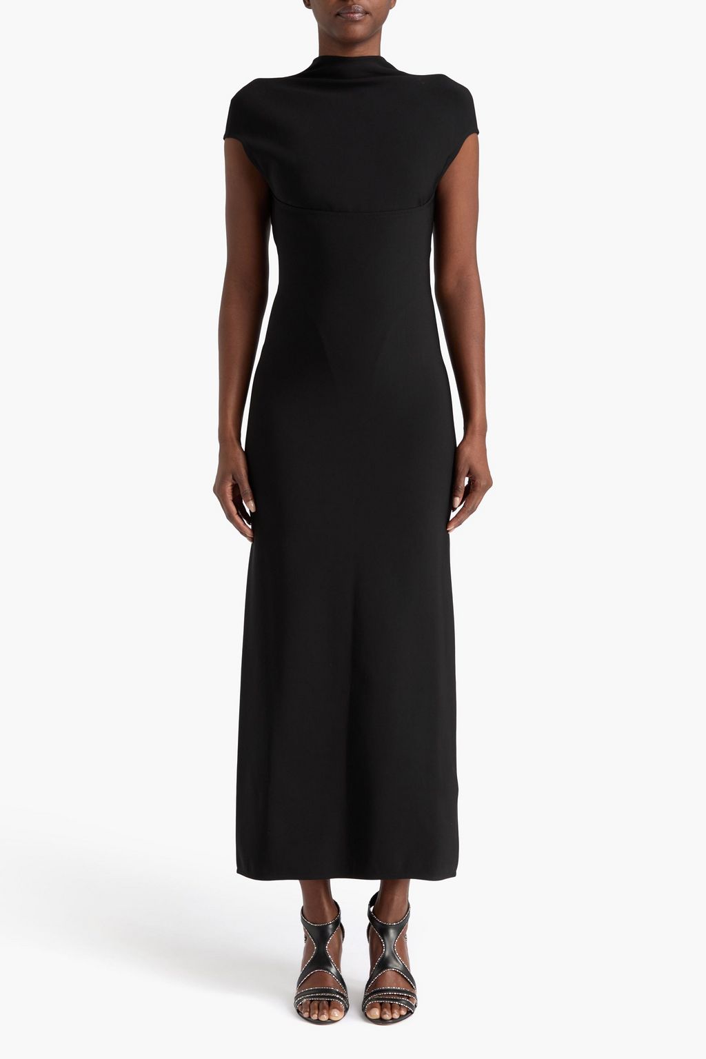 ALAÏA ストレッチジャージー マキシワンピース カットアウト
