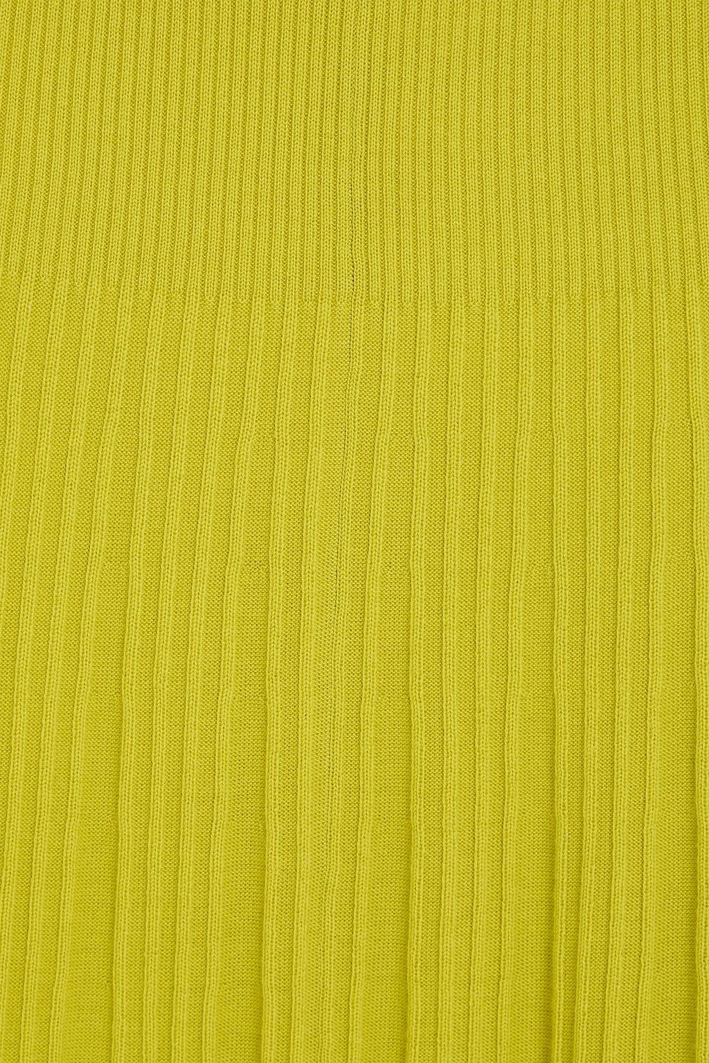 JOSEPH Ribbed merino wool midi skirt