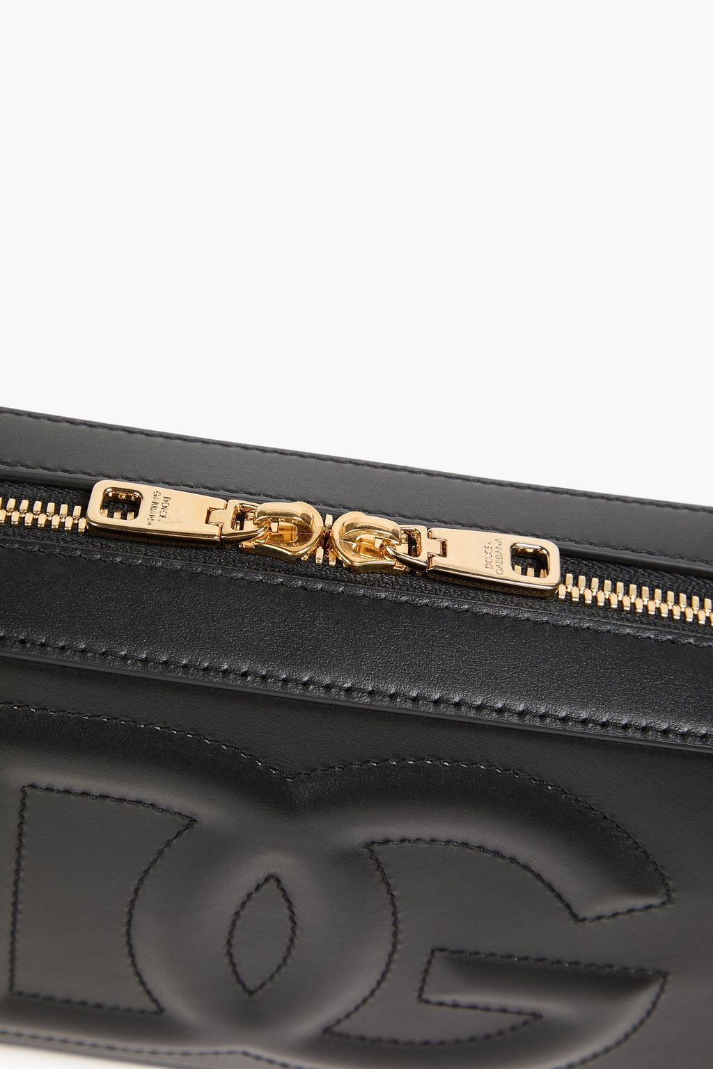 DOLCE&GABBANA Embossed leather shoulder bag