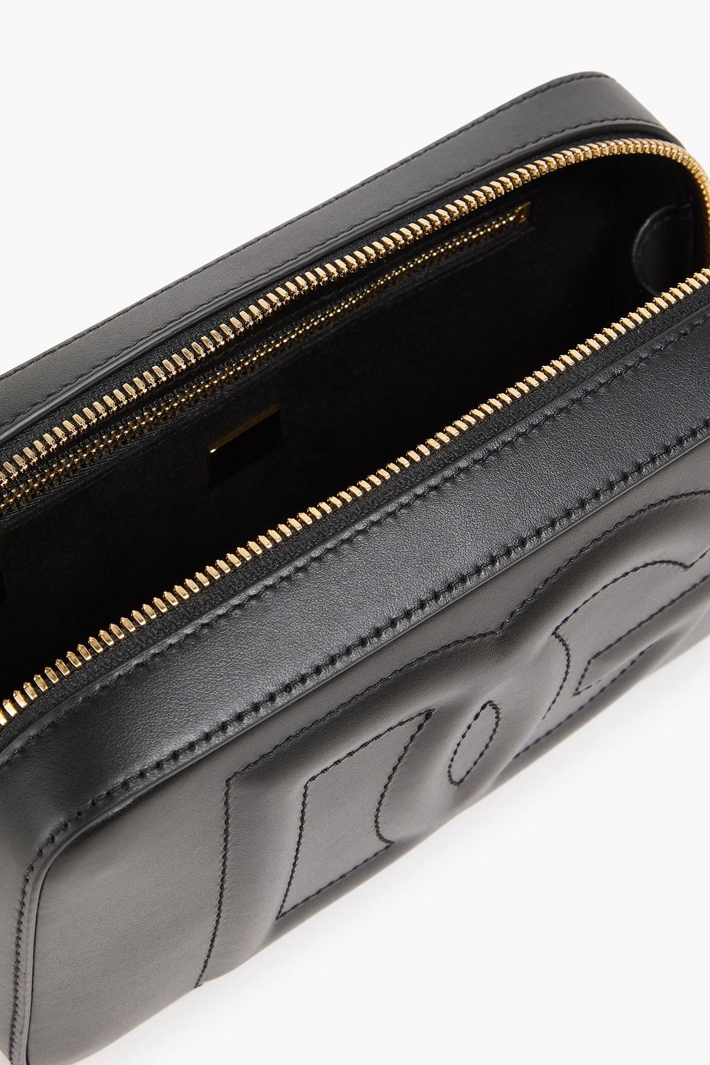 DOLCE&GABBANA Embossed leather shoulder bag
