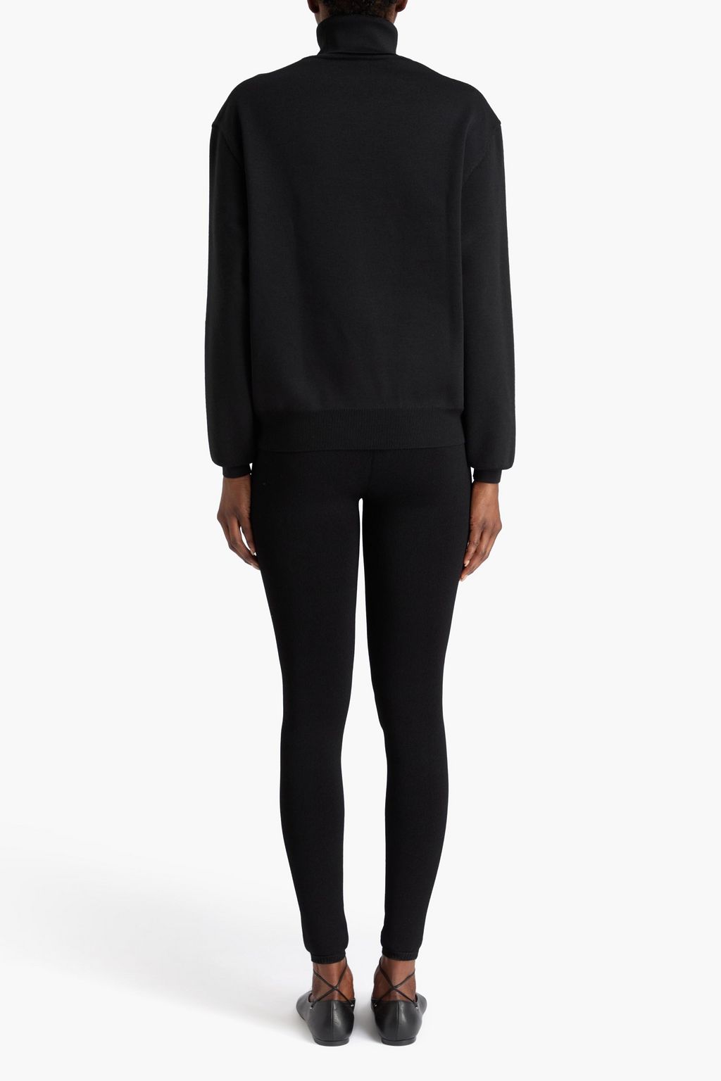ALAÏA Wool-blend turtleneck sweater