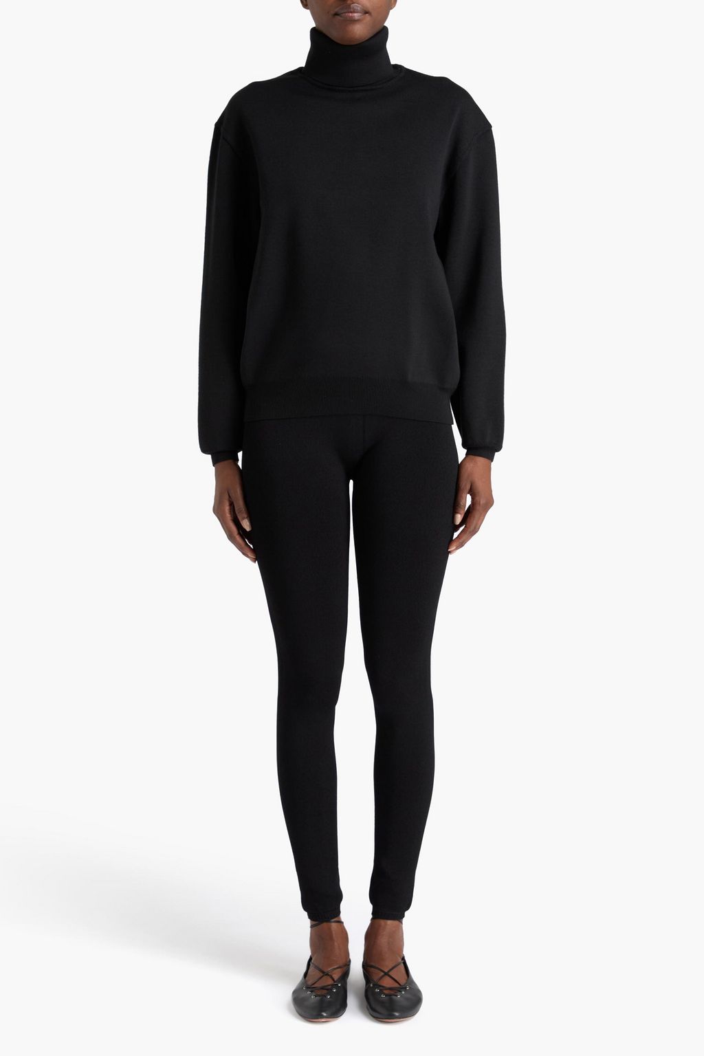 ALAÏA Wool-blend turtleneck sweater