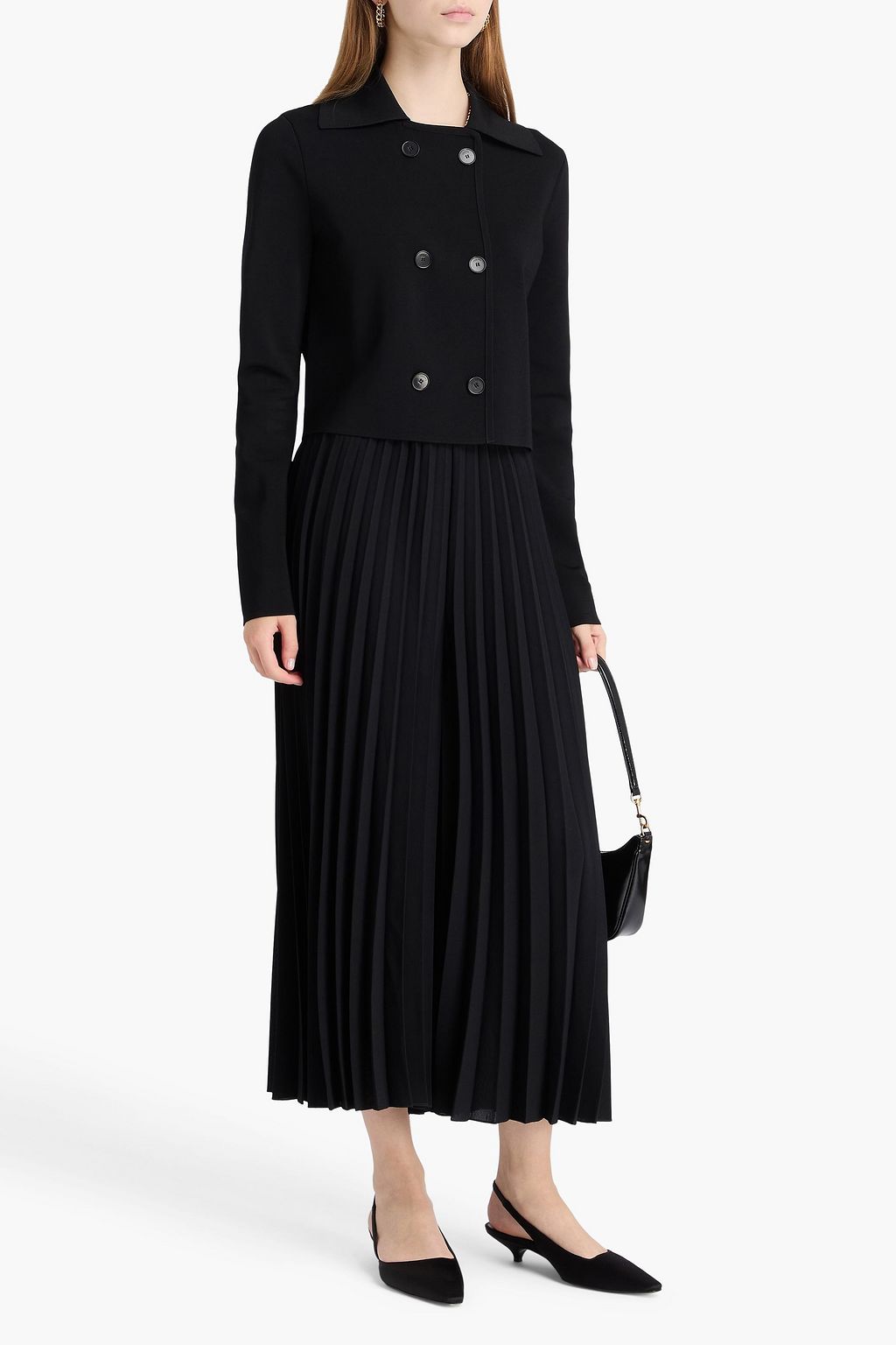 JOSEPH ストレッチニット ダブルブレストジャケット