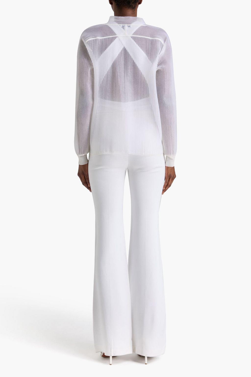 ALAÏA Ribbed-knit cardigan
